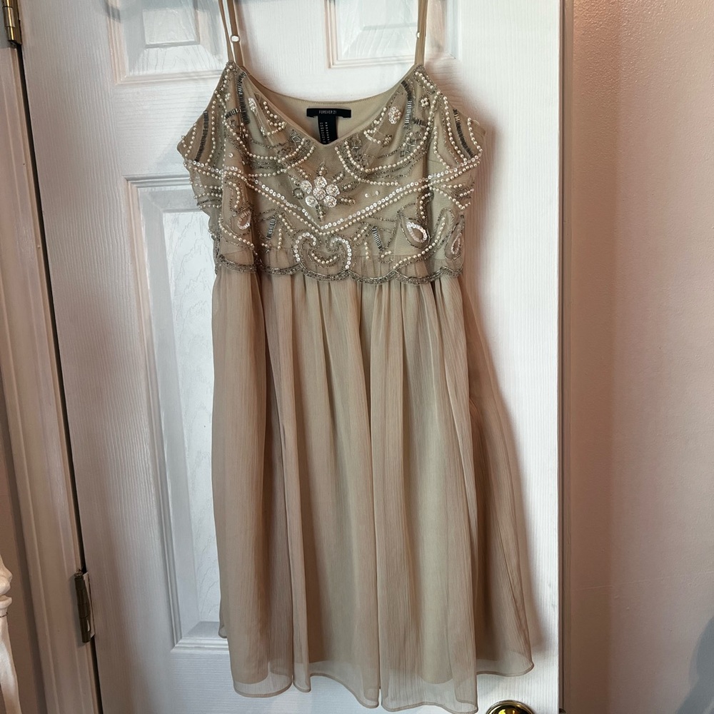 Forever 21 dress with elegant beading